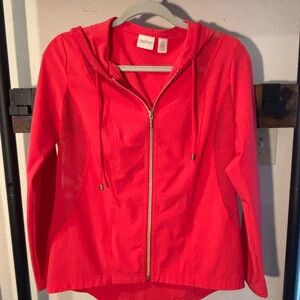 Zenergy by Chicos‎ Women's Red Zip-Up Jacket